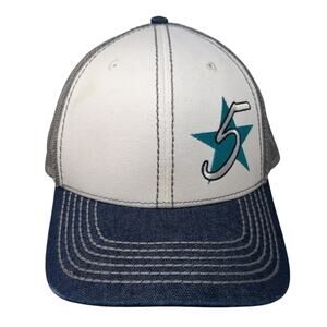 5 Star Snapback Trucker Hat Multicolor One Size Adjustable Mesh Back 6 Panel